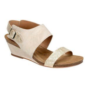 Sofft Womens Vanita Leather Open Toe Casual Slingb